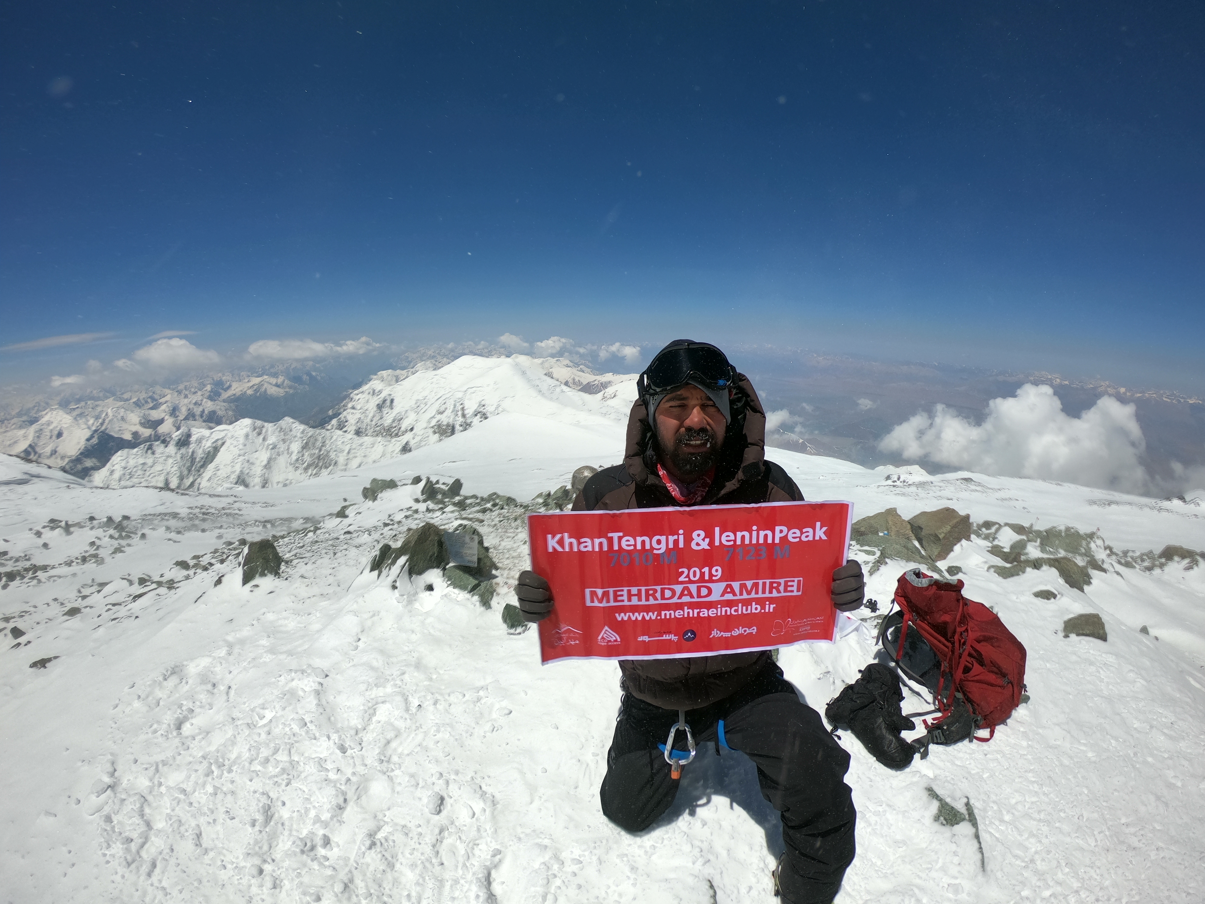 صعود به قله 7140 متری لنین - قرقیزستان