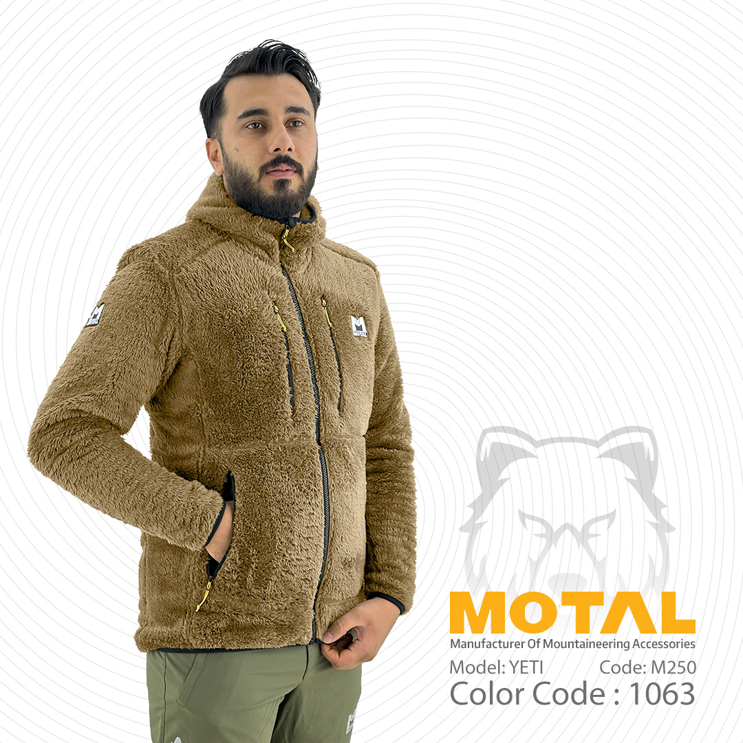 کاپشن پلار خرسی موتال کد M250 مدل MOTAL YETI
