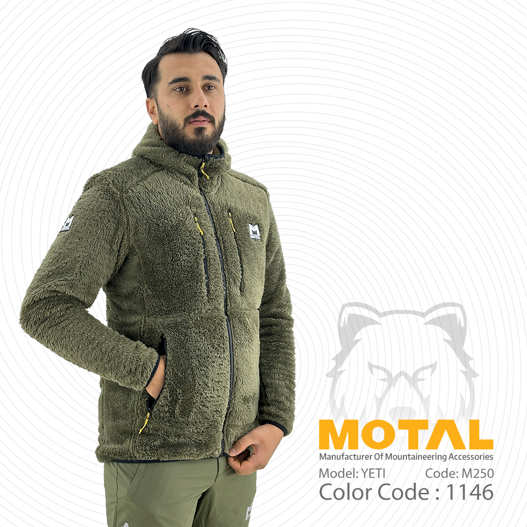 کاپشن پلار خرسی موتال کد M250 مدل MOTAL YETI