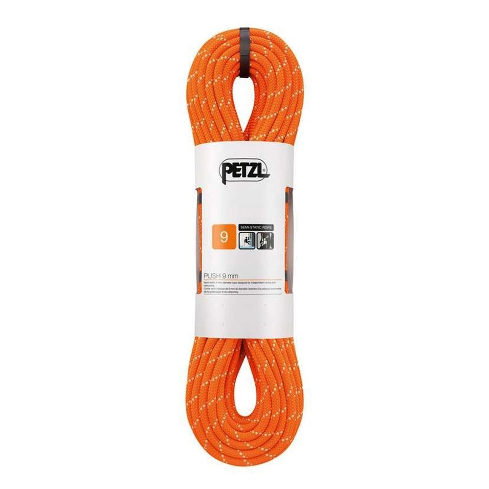 طناب نیمه استاتیک پتزل مدل پوش PETZL PUSH 9mm